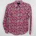 J. Crew Tops | J. Crew Liberty Fabric Cotton Poplin Perfect Shirt Size 00 Wiltshire Button Up | Color: Green/Pink/Red/White | Size: 00