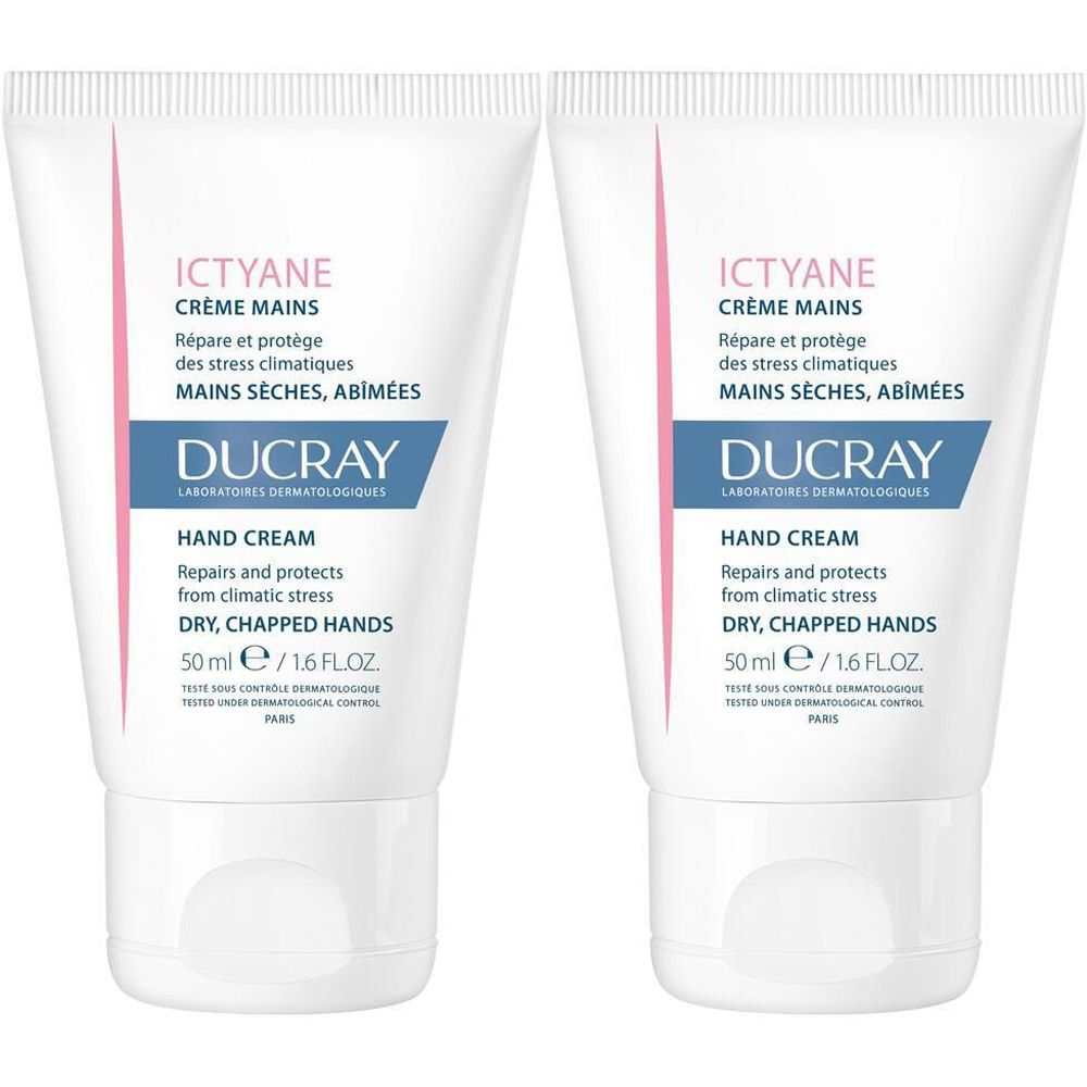 DUCRAY Ictyane Crema Mani 2x50 ml