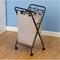 Rolling Laundry Hamper with HeavyDuty Canvas Bag - 19.25