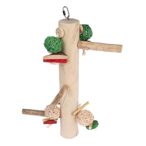 Perchoir à escalader Swing en bois de Java TIAKI 51 x 25 x 19 cm jouet pour oiseaux