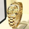 OLEVS Herren Mechanische Uhr Fashion Business Armbanduhr Automatisch Aufziehende Leuchtend Kalender Wasserdicht Stahl Uhr