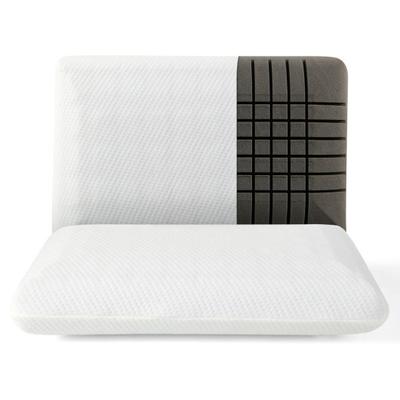 Costway 2 Pieces Bamboo Charcoal Memory Foam Pillow for Pain Relief Sleeping