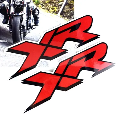 XR logo decal Motorcycle Fuel Tank Side Panel Rim Helmet moto Reflective sticker decal For Honda