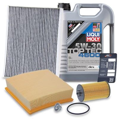 Bestprice Inspektionspaket A+ 5l 5W-30 Motoröl für Opel Image