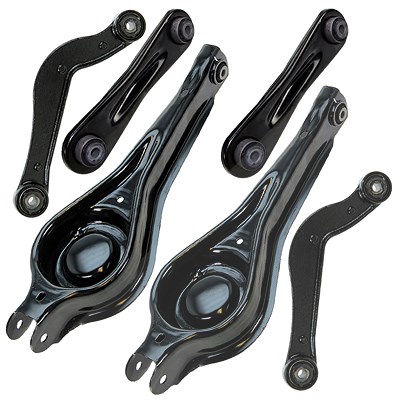 Bestprice Satz Querlenker hinten komplett 6-teilig [Hersteller-Nr. 30414581] für Ford