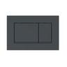 Pour Geberit Sigma30 - Plaque de commande Sigma30, noir mat