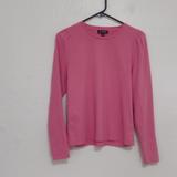 J. Crew Tops | J Crew Pink Puff Sleeve Crew Neck Tee For Women Size M | Color: Pink | Size: M