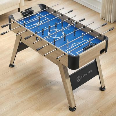 54 Inch Full Size Foosball Table, Soccer Table Game for Kids and Adults, Arcade Table Soccer for Home