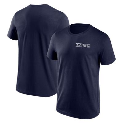 AIG Damen Open Small Logo T-Shirt – Marineblau Image