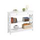 Yaheetech - Table Console, Console Entrée en Bois à 3 Niveau avec 1 Tiroir, 100 x 30 x 80 cm, Pied