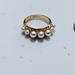 J. Crew Jewelry | J.Crew Crystal Pave Pearls Ring Size Of 7 | Color: Gold/White | Size: Os