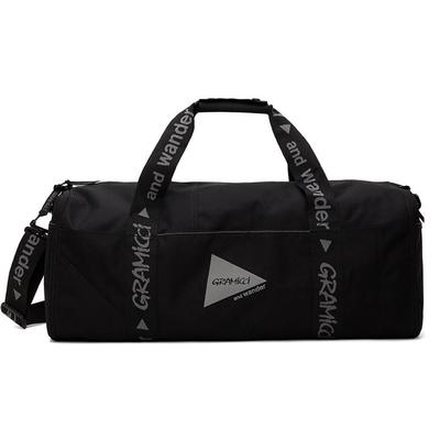 Gramicci Edition Multi Patchwork Boston Duffle Bag - Black - And Wander Gym Bags