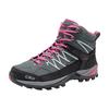 Wanderschuh CMP "RIGEL MID WMN TREKKING SHOES WP", Gr. 36, pink (grau, kombi), Veloursleder, Textil, sportlich, Schuhe, wasserdicht