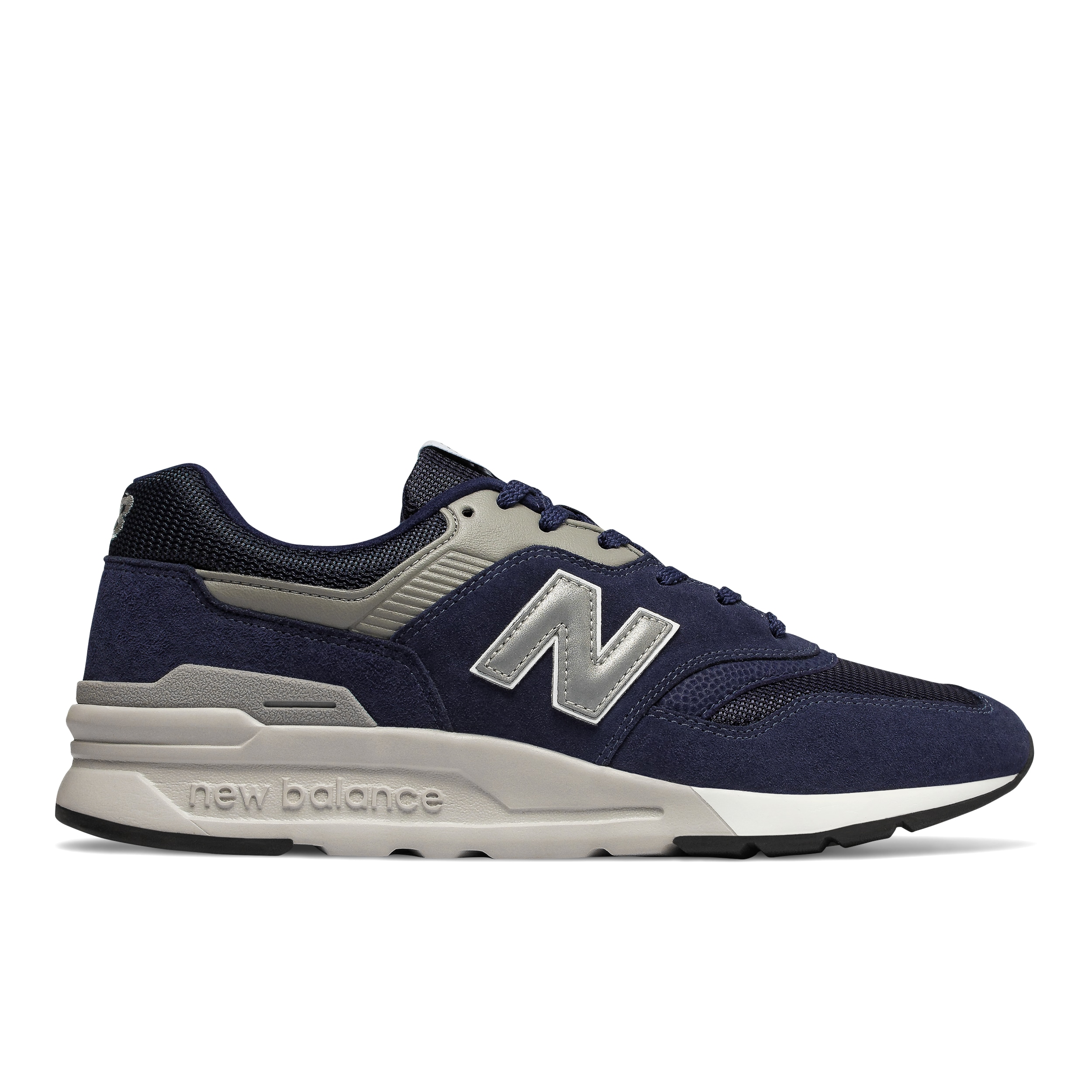 Sneaker NEW BALANCE "997H", Damen, Gr. 40,5, blau (navy), Leder, Schuhe Sneaker