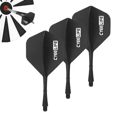 3Pcs Integrierte Dart Flights Und Wellen Langlebige Dart Flights Und Wellen Darts Zubehör 2BA Für Stahl Dart Wolfram Stahl Dart Image