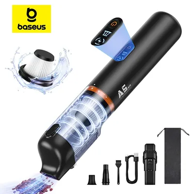 Baseus A5 Air Auto-Staubsauger, 2-in-1, leistungsstarker kabelloser Reiniger, starke Saugkraft, Image