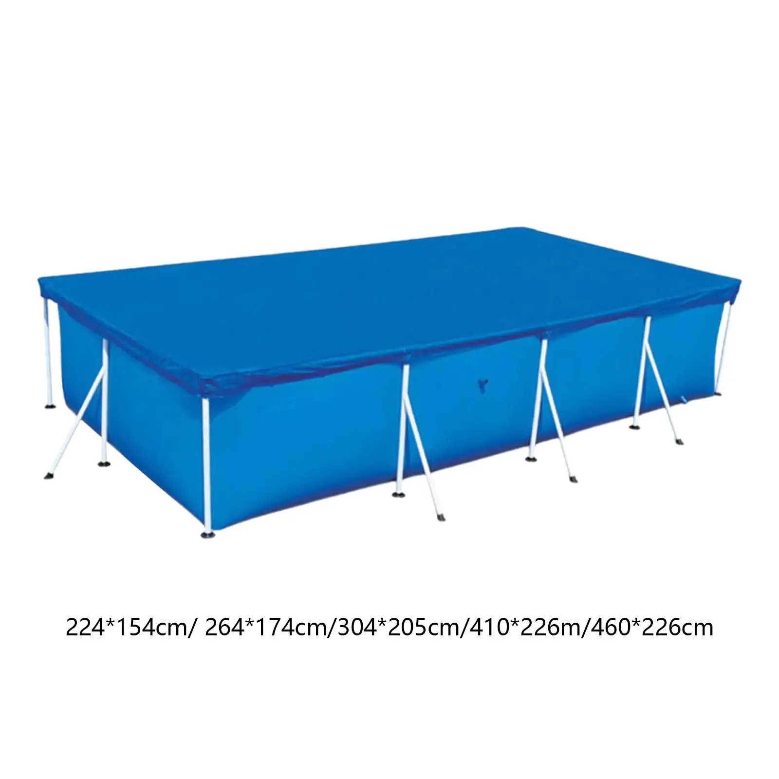 Couverture de Piscine Rectangulaire, Étanche, Pliable, Gonflable, pour Piscine Hors Sol, Couverture de Piscine Familiale, Pataugeoire Extérieure