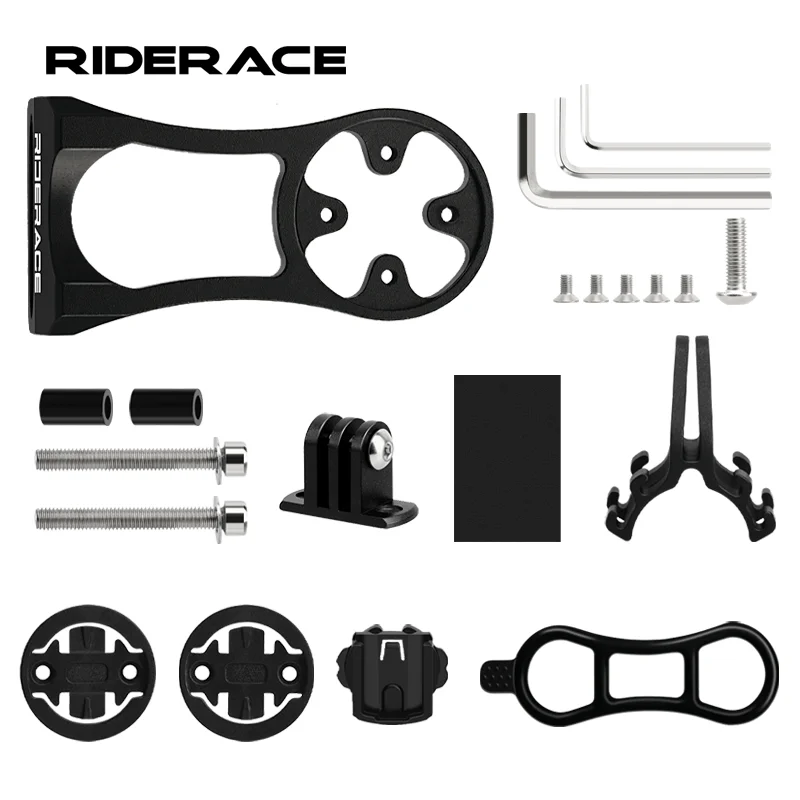 Supporto per Computer da bicicletta supporto per faro per bici supporto per Computer per Garmin Bryton GPS GoPro Sport Cam supporto per torcia frequenza cardiaca