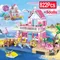 1 Cambio 2 Amici Città Casa Vacanze Estive Mare Villa Appartamento Scivolo Building Blocks Set