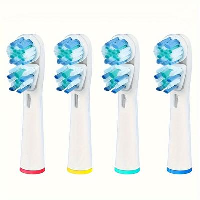 Replacement Toothbrush Heads Suitable For Oral-b, Dual Clean Design With Soft Bristles, Compatible With Multiple Oral-b Models, For Enhanced Cleaning And Performance