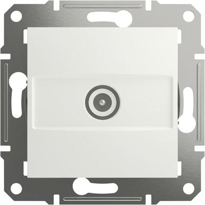 Schneider Electric - TV-Durchgangsdose Asfora Weiß (ral 9003) EPH3270321D 1 St. Image