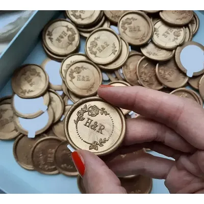 Personalized Wedding wax seal stickers,Initial wax seal,Personalized Wax Seals Stickers,Wedding wax