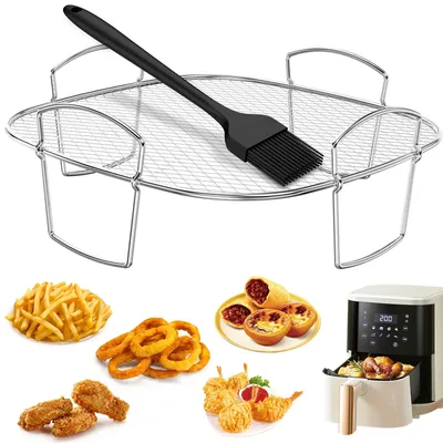 Multifunctional Roasting Rack Compatible Airfryer Dehydrator BBQ Rack Steamer Roasting Cooking Tools