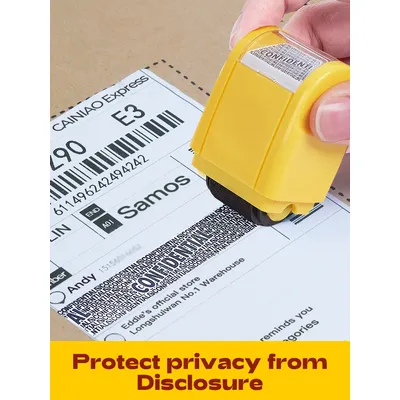 Privacy Seal Roller Seal Protects your privacy from disclosure Easily cover personal information to