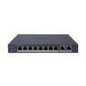 Switch di rete Hikvision Hikvision Switch L2, Smart Managed, 8 Gigabit Rj45 Poe Ports, 2 Gigabit