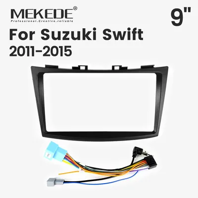 MEKEDE Dashboard Mount Panel Kit Car Radio Bezel for Suzuki Swift 2011 2012 2013 2014 2015 Panel