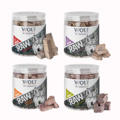 300g 4 Varieties Wolf of Wilderness Freeze-Dried Premium Dog Snacks