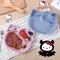 Sanrio Hello Kitty Children's Dinner Plate Divided Table Plate Dinner Plate Separated Household Adult Anti-fall Plastic Plates