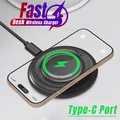 Supporto per caricabatterie wireless da 30 W per iPhone 16 15 14 13 12 Pro Max X Samsung Xiaomi Caricabatterie Stazione dock di ricarica rapida a induzione