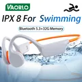 Cuffie a conduzione ossea impermeabili IPX8 X7 Bluetooth 32GB MP3 Swim Sport Auricolare wireless con