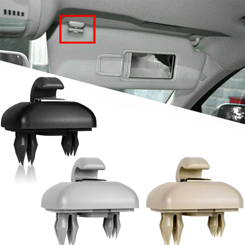 2 pz auto parasole fermo gancio di fissaggio Clip staffa di supporto per Audi A1 A3 A4 A5 Q3 Q5(8 e0 857 562)A7 B6 B7 B8 S4 S5