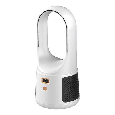 Leafless Portable Air Conditioner Fan – Desktop Mute Wireless Circulation Fan with Digital Display for Home or Office