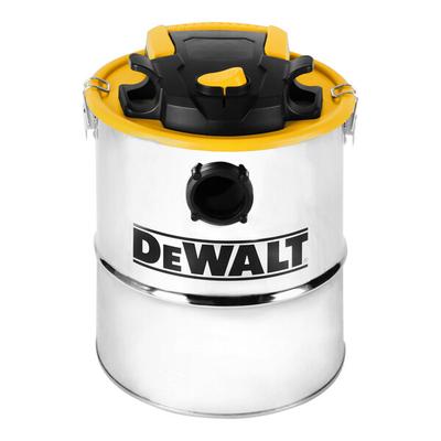 DeWalt DXV04A 4 Gallon 4 Peak HP Stainless Steel Dry Canister Ash Vacuum Cleaner with Tool Kit - 120V