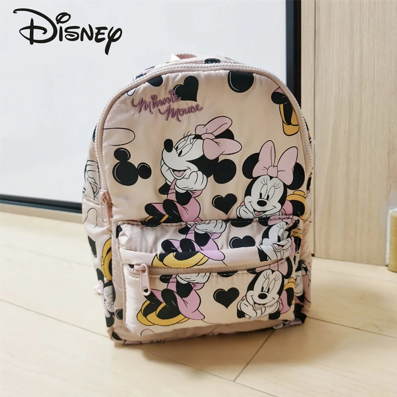 Disney Minnie nouveau Original mode filles sac à dos de haute qualité grande capacité mignon sac d'école pour enfants marque de luxe sac à dos