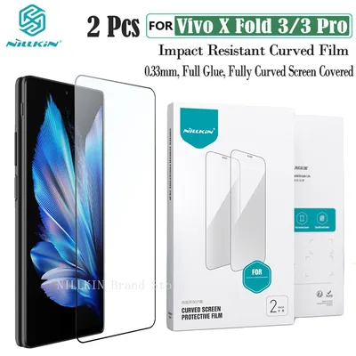 2 Stück für vivo x fold 3 Pro Softfilm Außen bildschirm Front folie Nillkin schlag feste gebogene