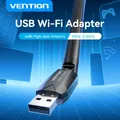 Vention Adattatore WiFi AC650 WiFi5 Dongle scheda WiFi USB 5G e 2.4G per PC Desktop Laptop Antenna Wifi Scheda di rete Ethernet USB
