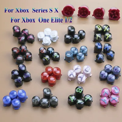 FÜR Xbox One Slim/Elite/Xbox Serie X/S Wireless Controller Ersatz ABXY Start Back Sync Button Kit Image