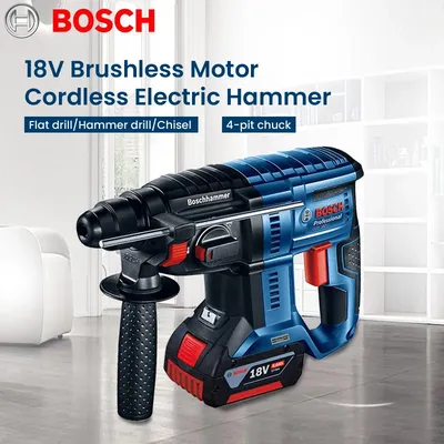 Bosch gbh 180-li kabellose elektrische Bohr hammer 18v bürstenlose 2 j Schlag bohrmaschine sds plus Rückwärts hammer werkzeug für Betons tahl