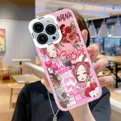 Cartoon Osaki Nana Handyhülle für iPhone 15 14 13 12 11 Pro Max 15Plus Mini X XS XR 7 8Plus Paar Cover für iPhone 11 Hüllen