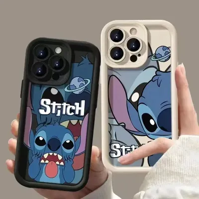 Disney Stitch Soft Silikon Handy hülle für iPhone 14 15 Pro Max 13 12 11 Pro xr xs max x 8 7 plus se