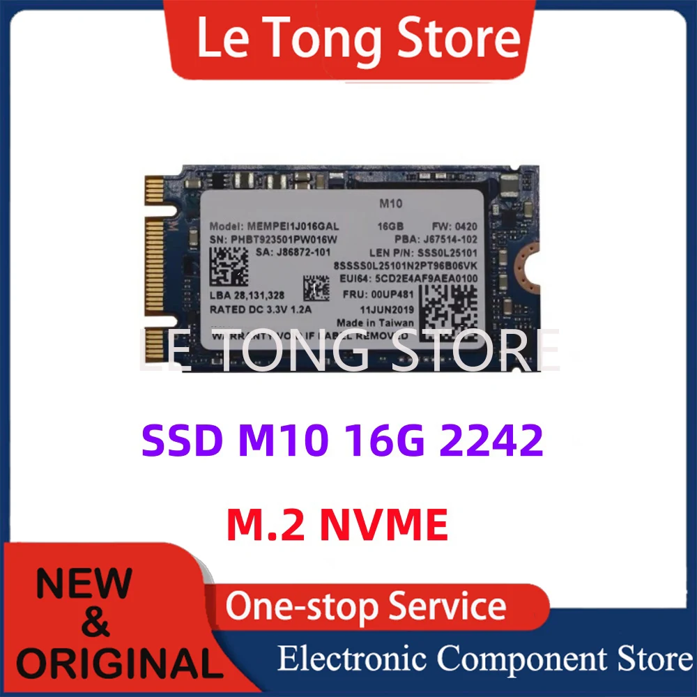 M10 16g ssd Solid State Drive intern 2280 2242 nvme ssd schnelle Schreib geschwindigkeit für Intel Optane m10 Image