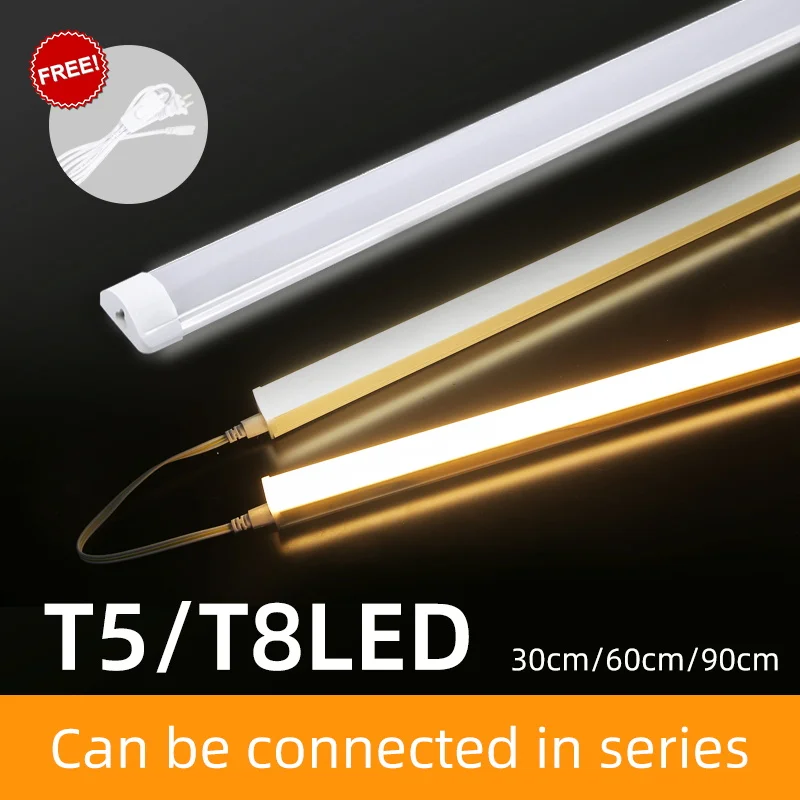 T5 T8 Küche Licht Led Rohr Beleuchtung Leuchte 30 cm 50 cm 60 cm 90 cm Unter Schrank Lichter Led bar Lampe für Home Schlafzimmer Rohr Lampen