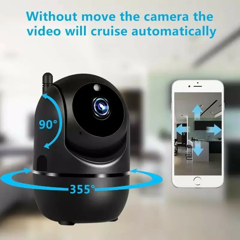1080P Drahtlose IP Kamera Wifi 360 CCTV Kamera Mini Pet Video Überwachung Kamera Mit Wifi Baby Monitor 2MP Smart hause Image