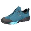 Trekkingschuh WALDLÄUFER "H-Amiata", Damen, Gr. 5 (38), blau (türkis, kombiniert), Nubukleder, Gummi, Textil, sportlich, Schuhe, Freizeitschuh, Halbschuh, Schnürschuh mit TEX-Membran, H-Weite