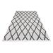 Gray 79 x 40 x 0.4 in Area Rug - Hokku Designs Rectangle Lasharon Area Rug w/ Non-Slip Backing Metal | 79 H x 40 W x 0.4 D in | Wayfair