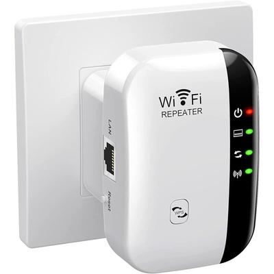 Mumu - Leistungsstarker WLAN-Repeater, 300 Mbit/s, leistungsstarker WLAN-Verstärker, 2,4 GHz